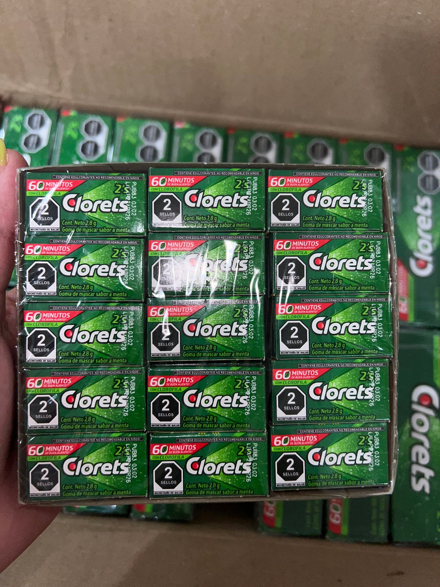 CHICLES CLORETS