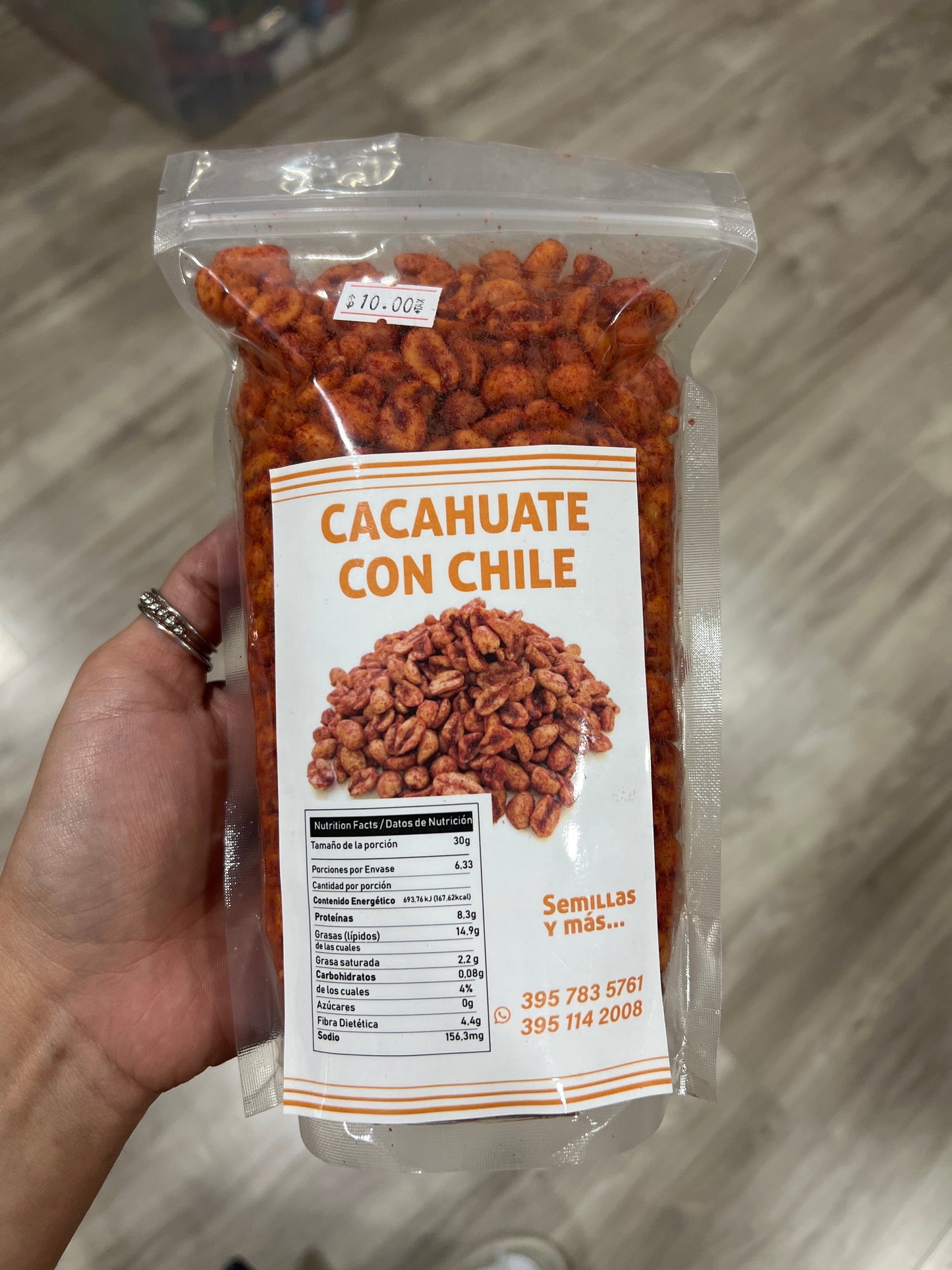 Cacahuate con chile