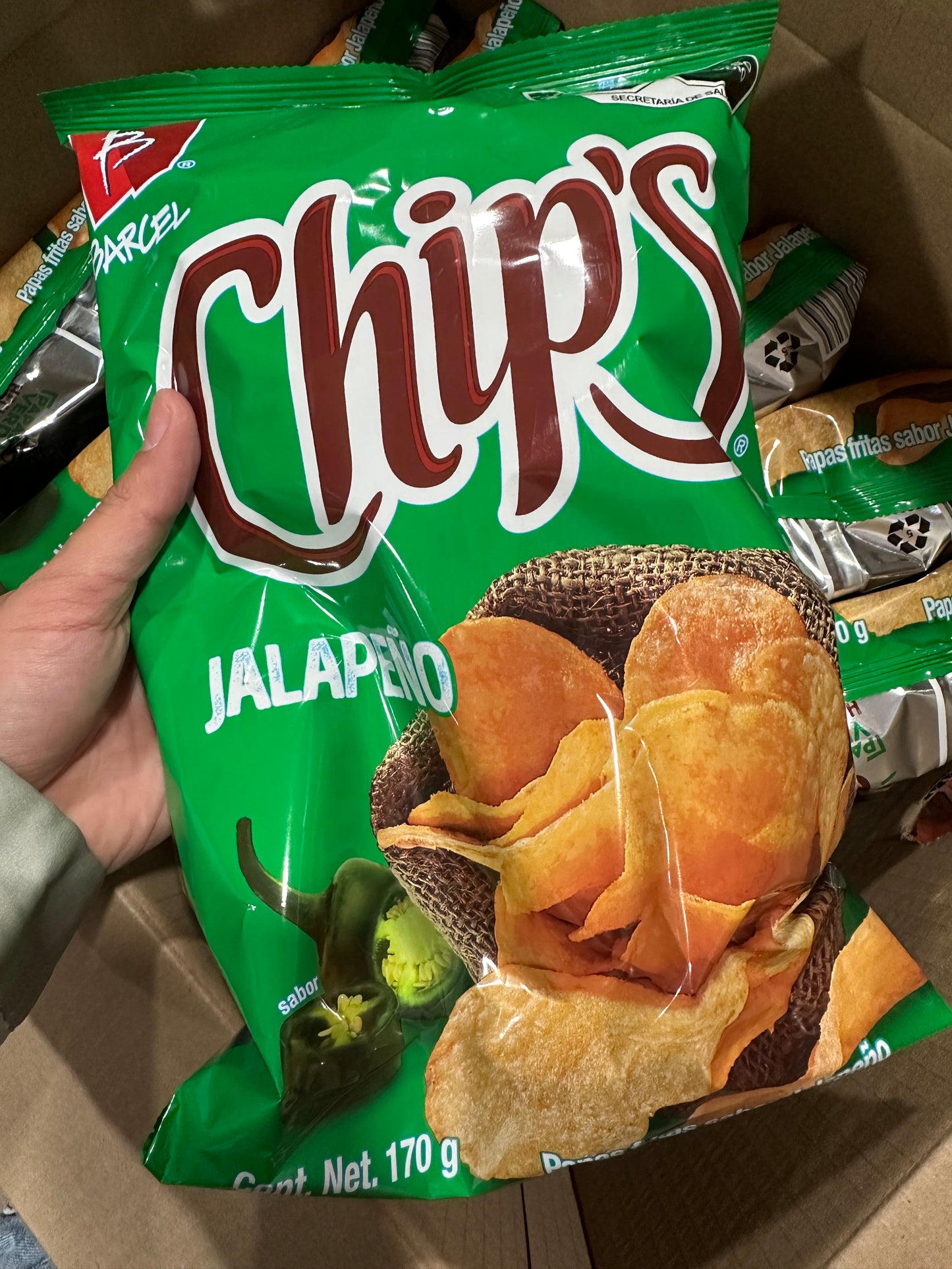 Chips jalapeño 170gr