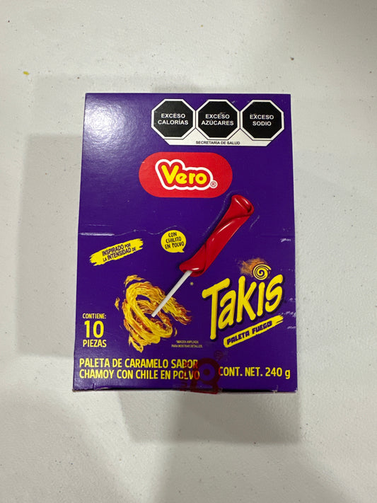 Takis paleta fuego