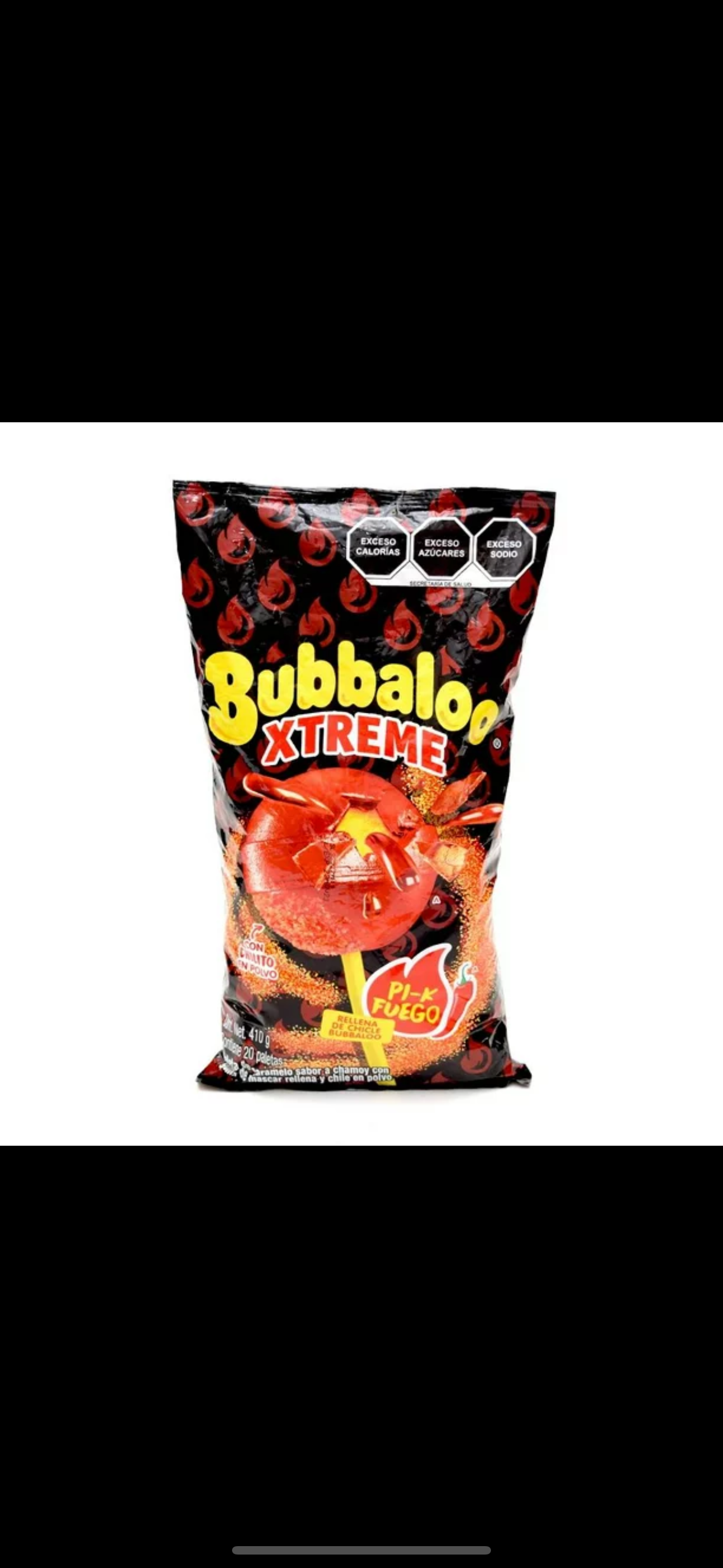 PALETA BUBBALOO FUEGO