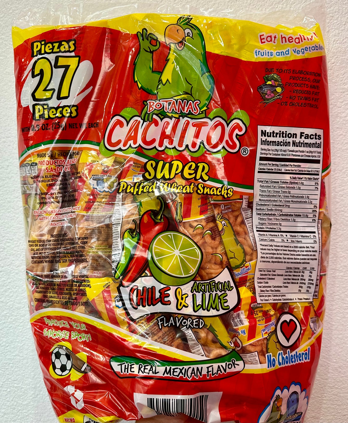 CACHITOS SABOR CHILE Y LIMÓN