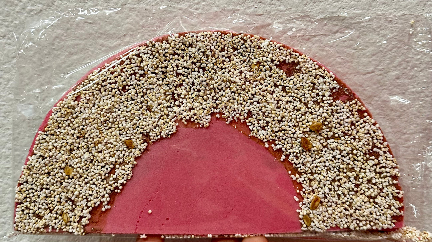 OBLEA CON AMARANTO SABOR FRESA