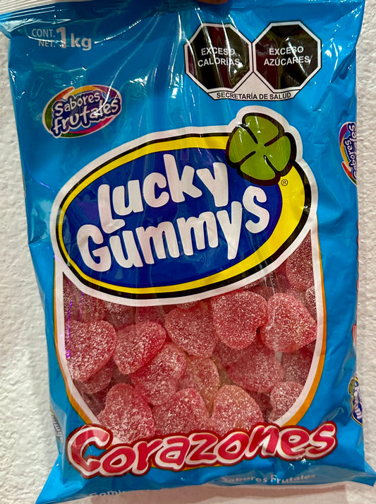 CORAZONES GOMITAS LUCKY GUMMYS