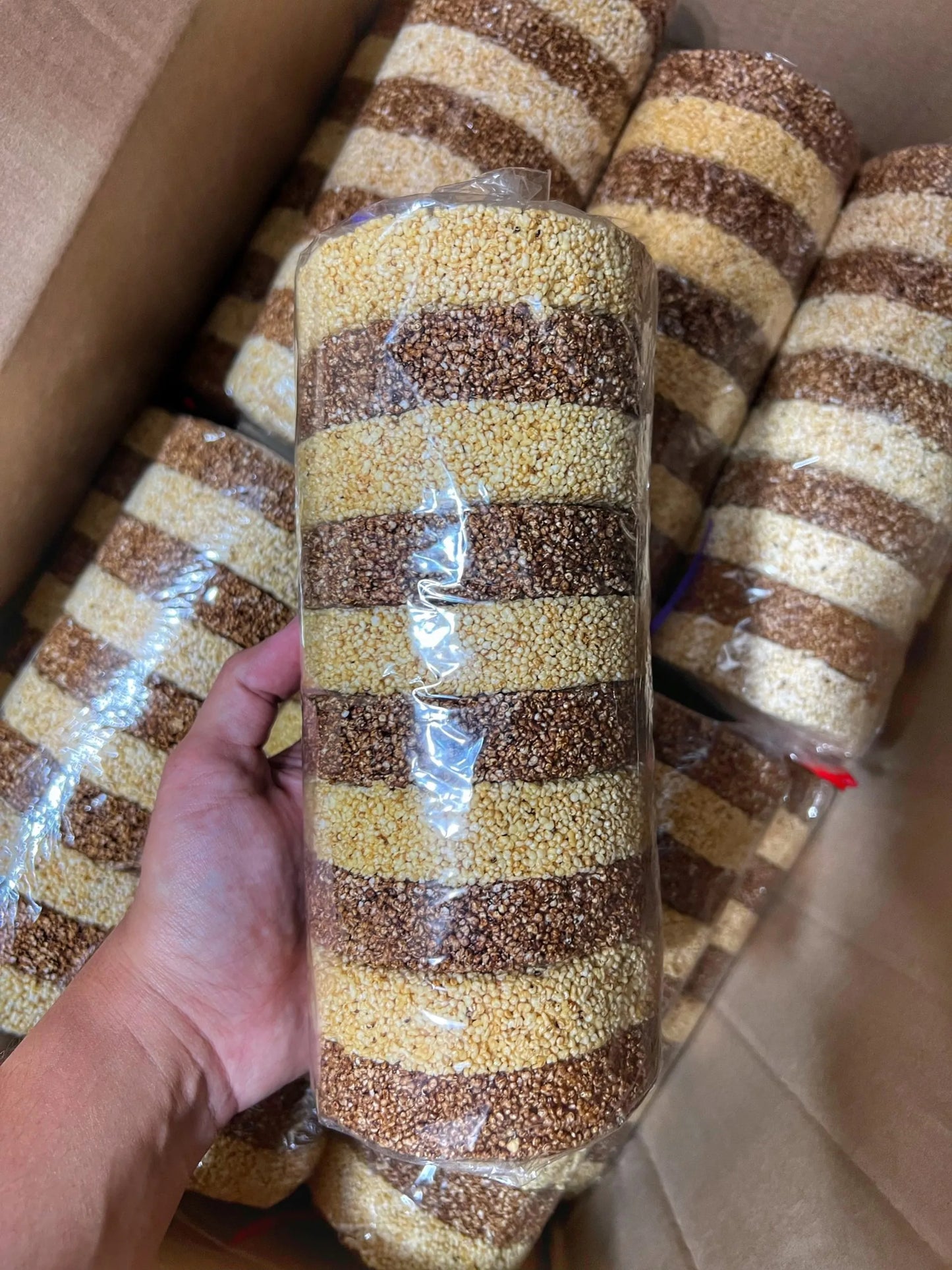 AMARANTO NATURAL Y DE CHOCOLATE GRANDE