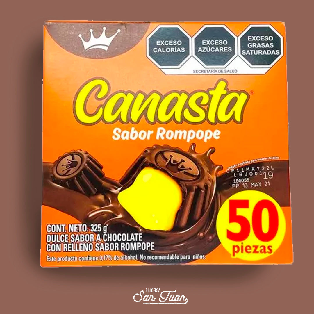 CANASTA SABOR ROMPOPE