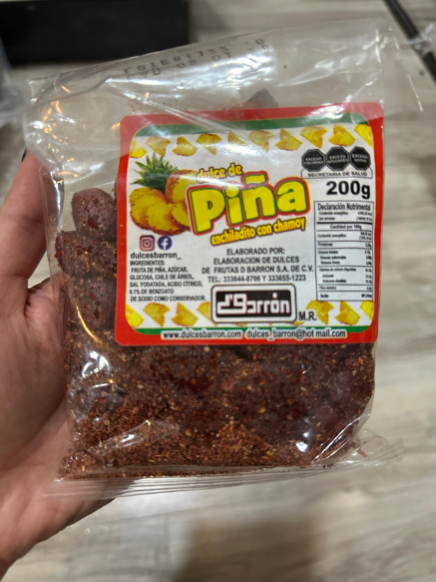 FRUTAS ENCHILADAS 3x$10