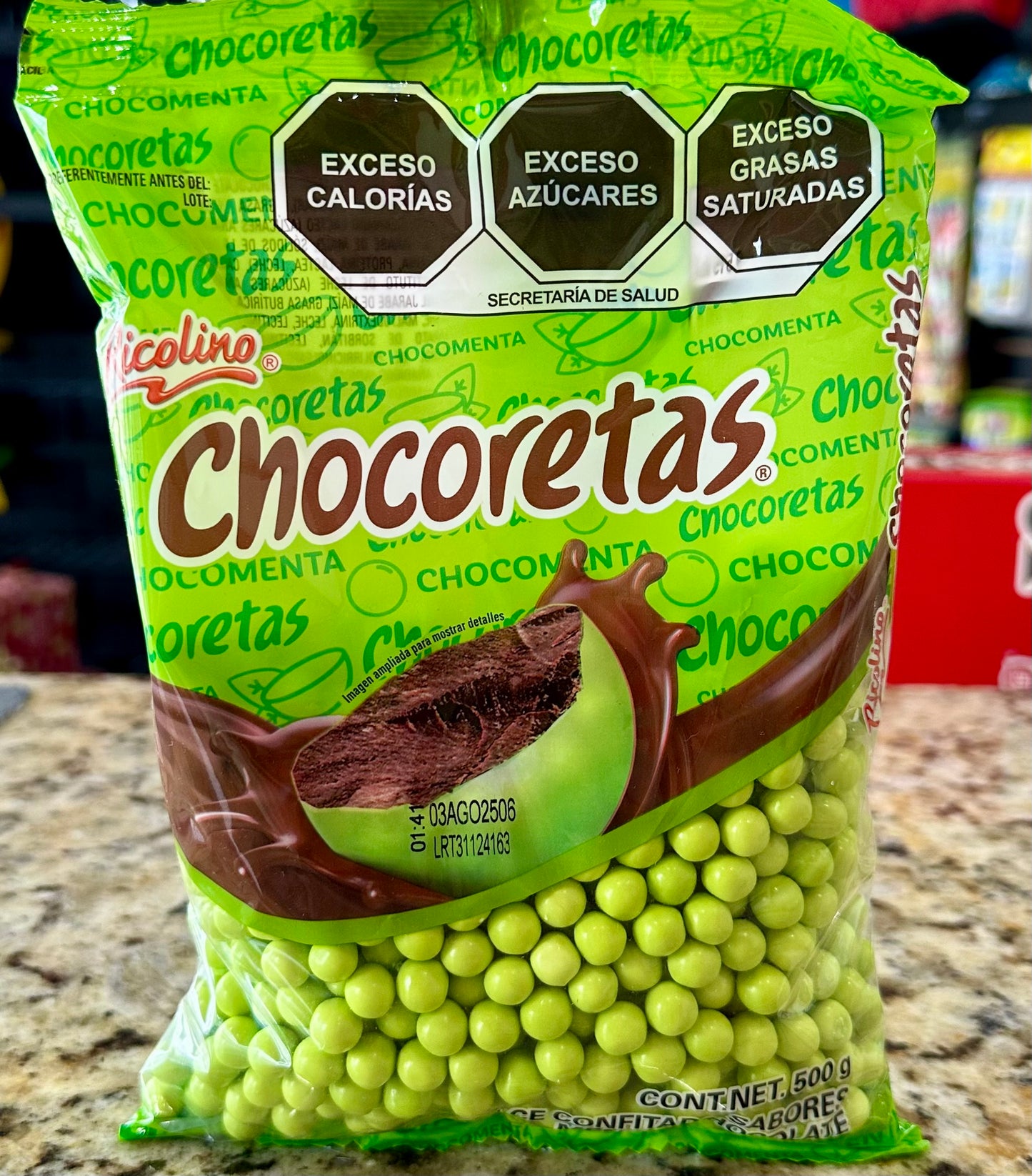 CHOCORETAS A GRANEL 1/2 KG