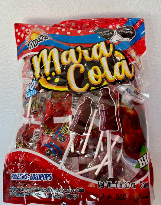 PALETAS MARA COLA