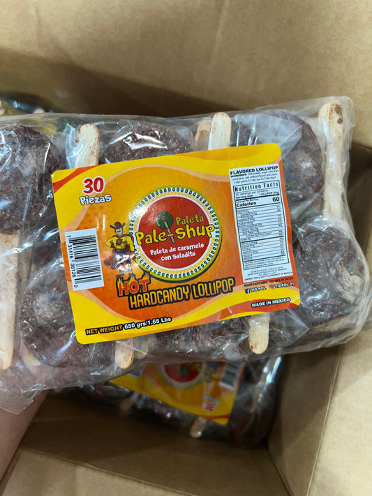 Paleta saladita con chile