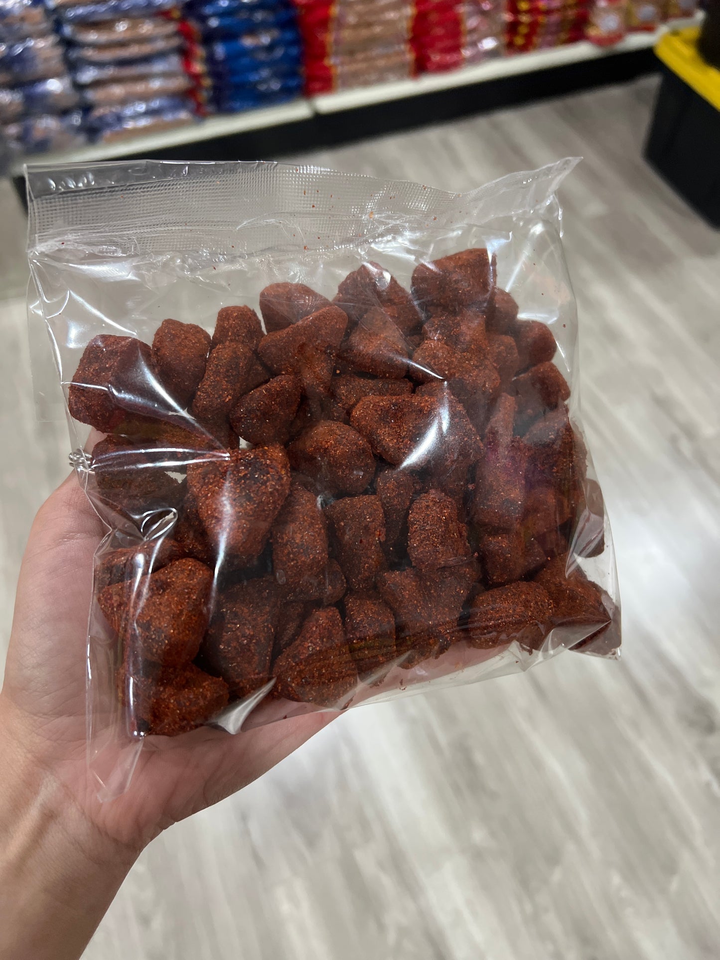 Piña con chile deshidratada