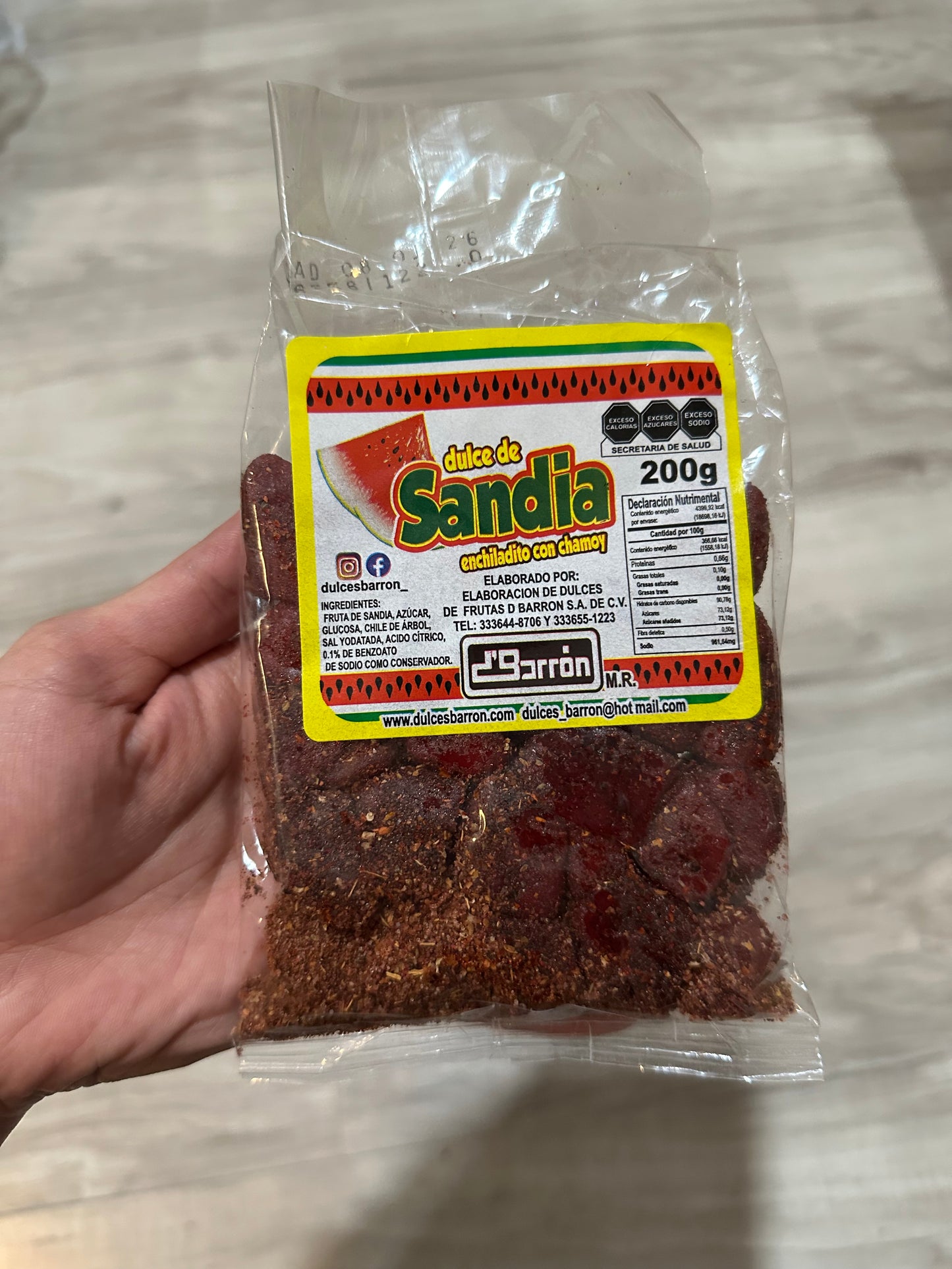 FRUTAS ENCHILADAS 3x$10