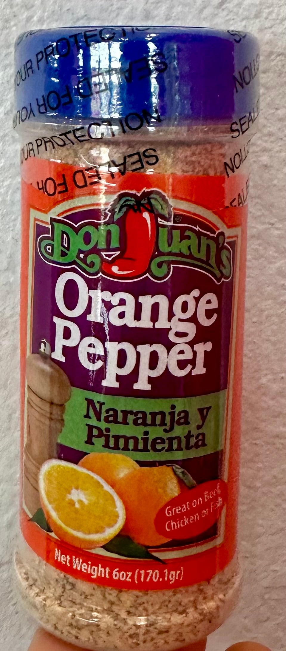 DON JUAN SAZONADOR NARANJA Y PIMIENTA CHICO