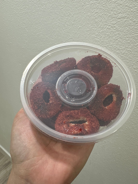 Gomitas escarchadas con chamoy