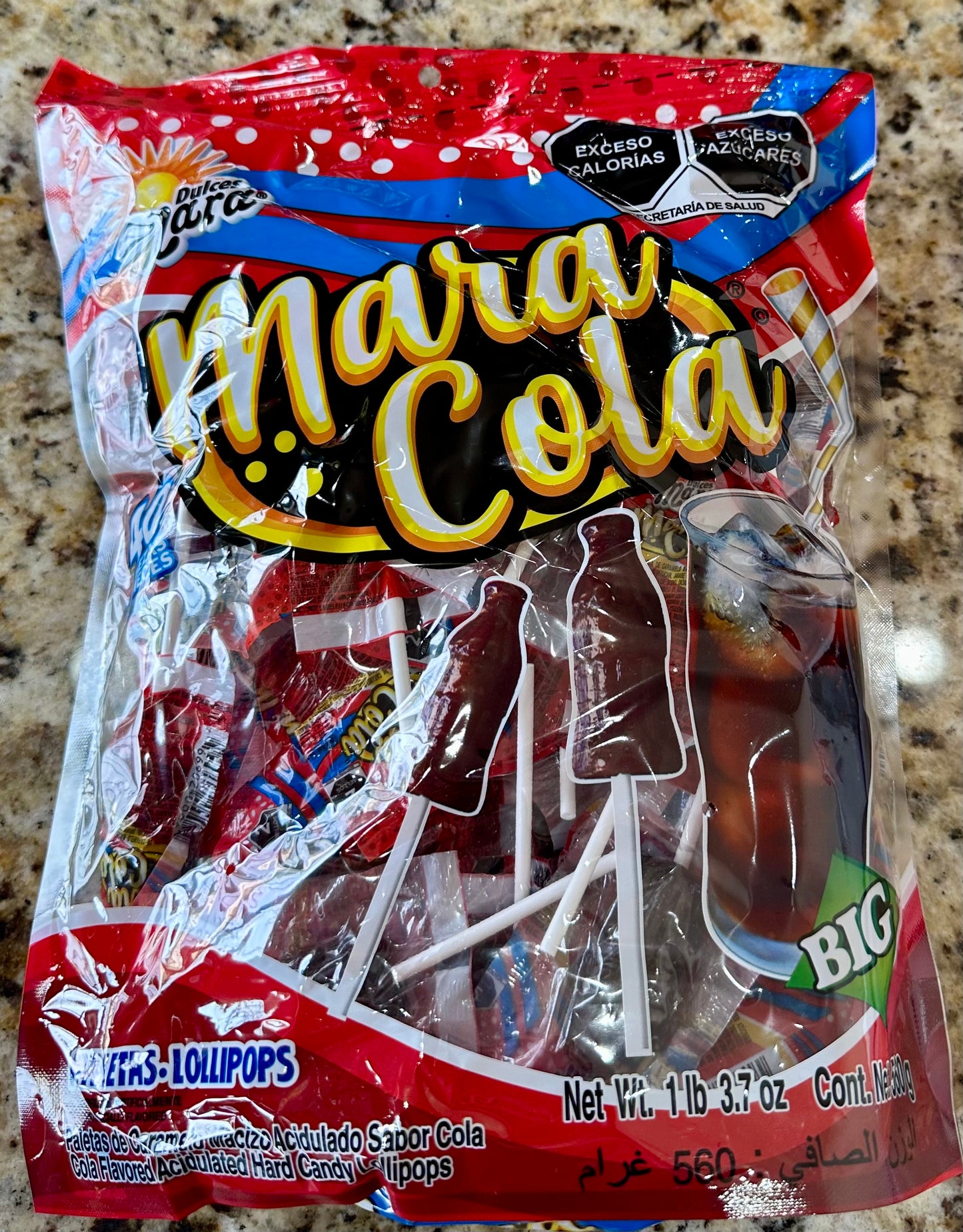 PALETAS MARA COLA