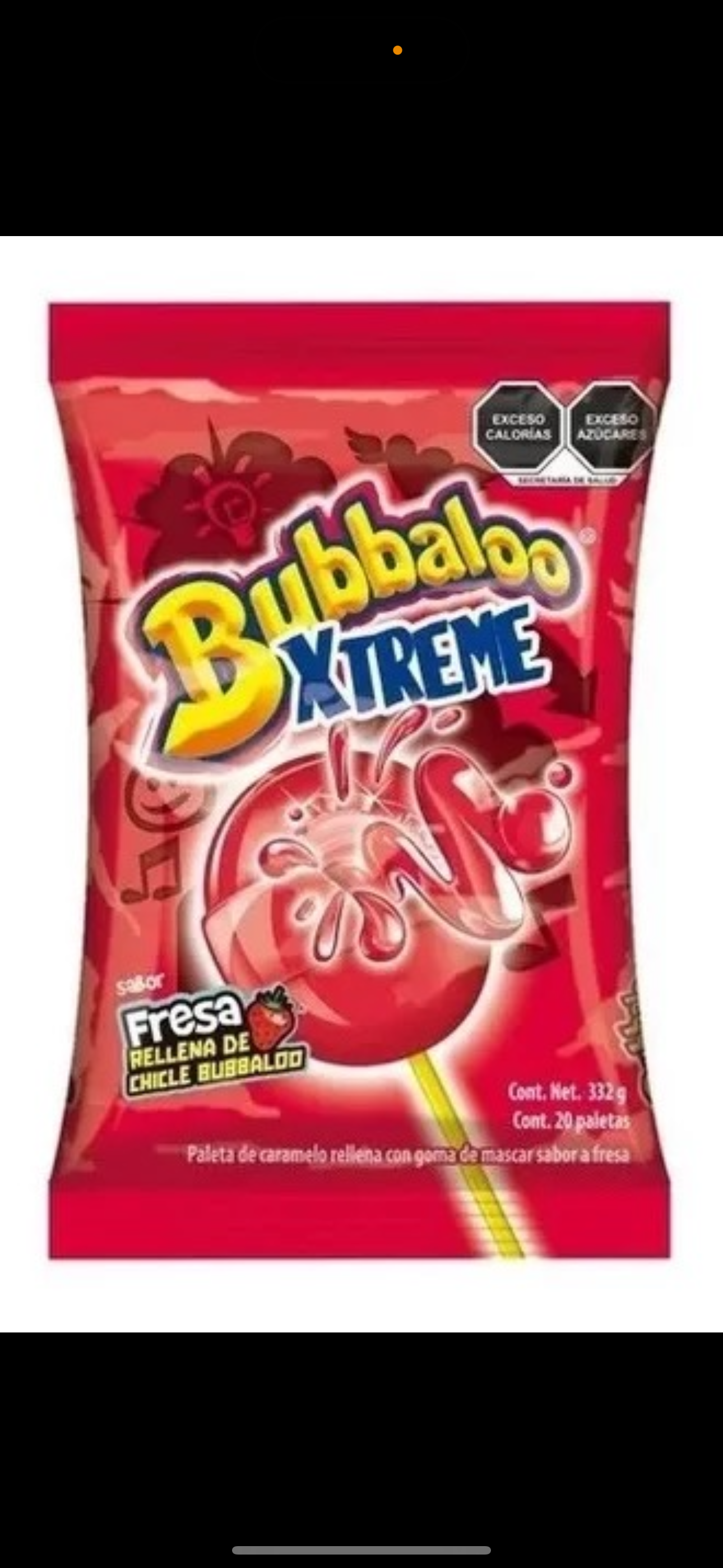 PALETA BUBBALOO FRESA