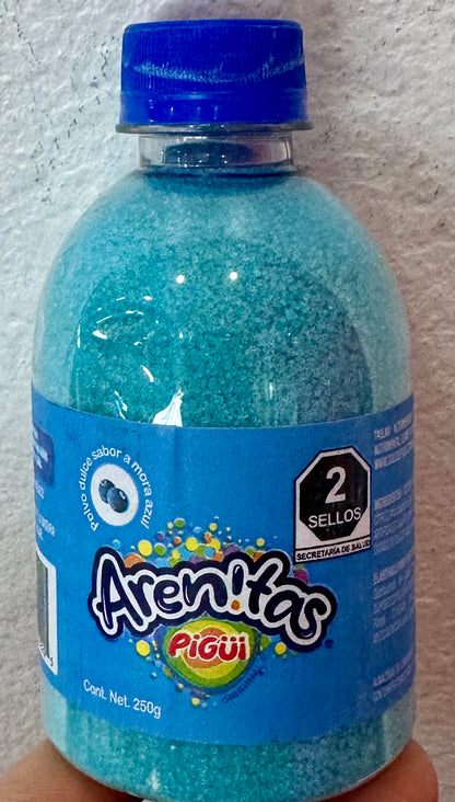 ARENITAS SABOR MORA AZUL CHICO 250 G