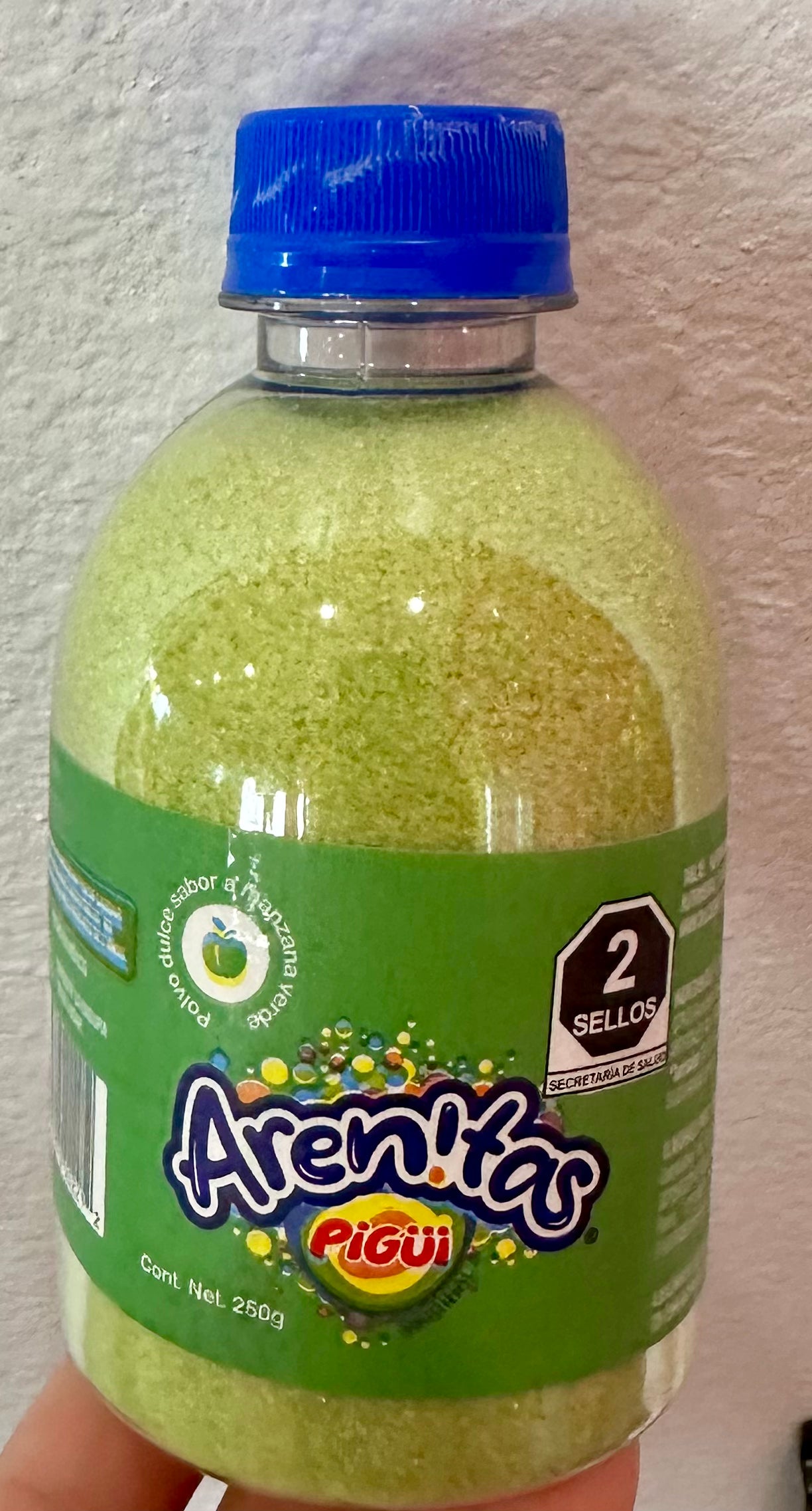 ARENITAS SABOR MANZANA VERDE CHICO 250 G