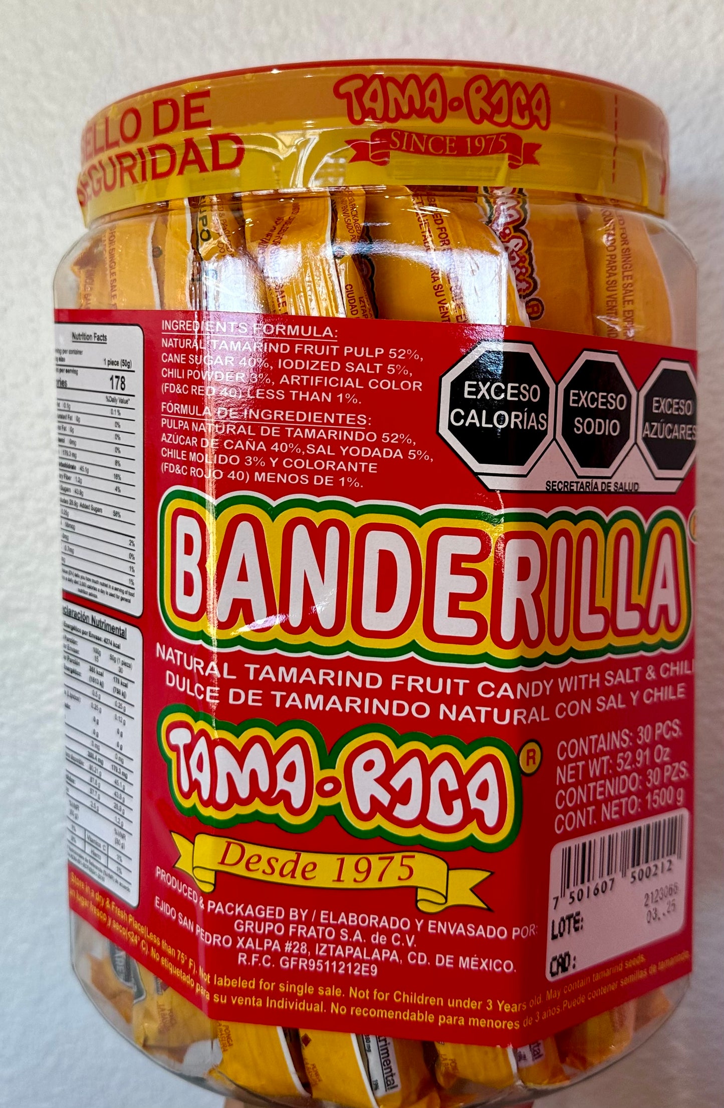 BANDERILLA TAMA ROCA