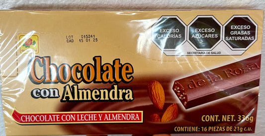 CHOCOLATE CON ALMENDRA