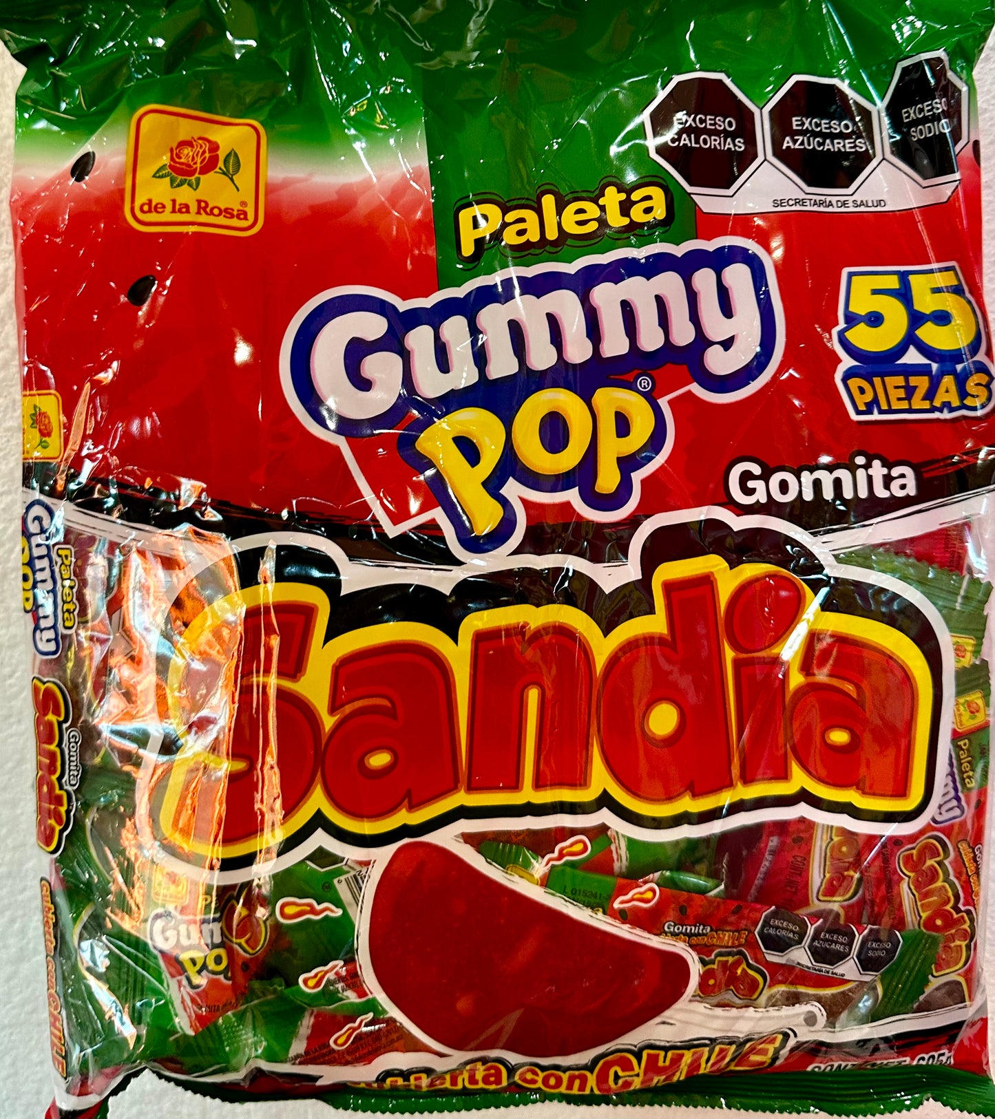 PALETA GUMMY POP DE SANDÍA