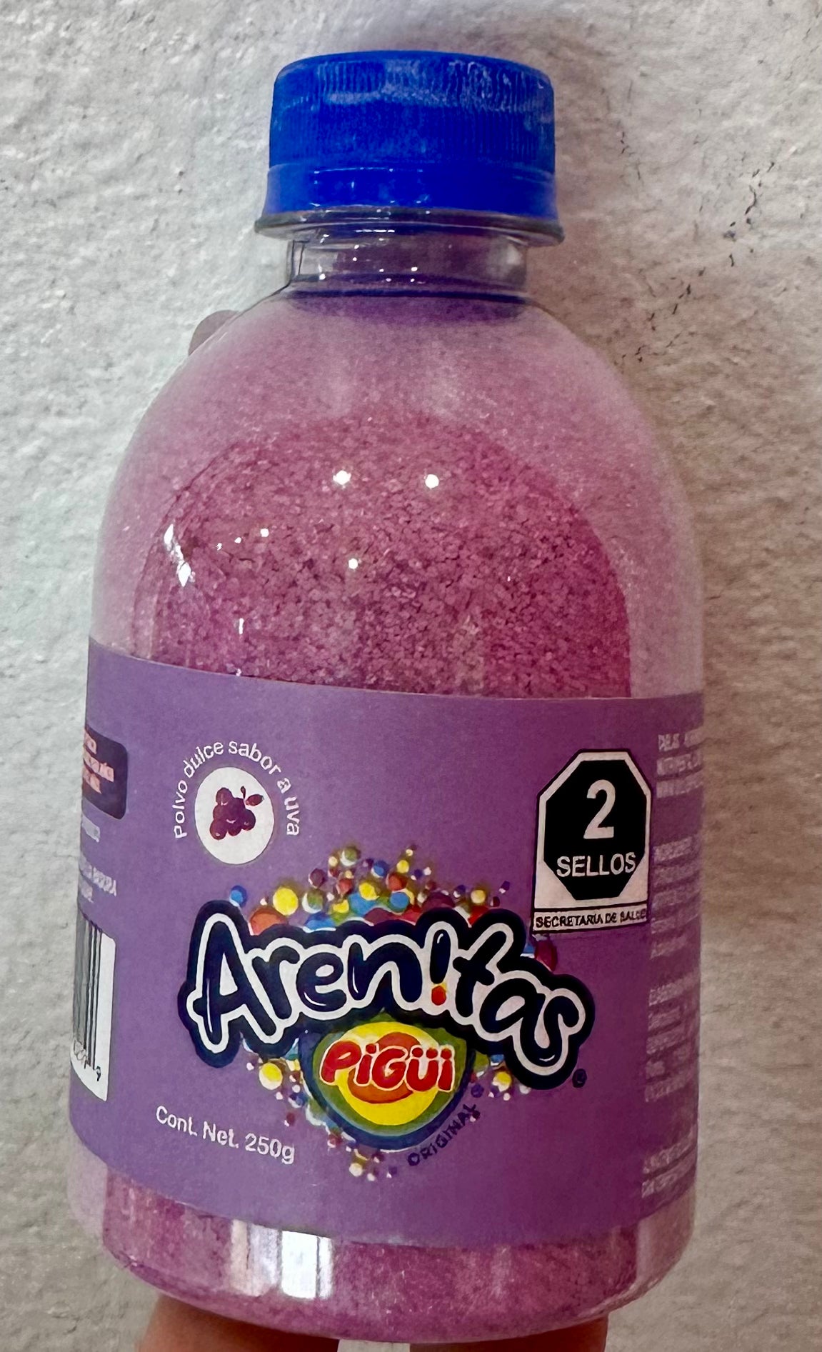 ARENITAS SABOR UVA CHICO 250 G