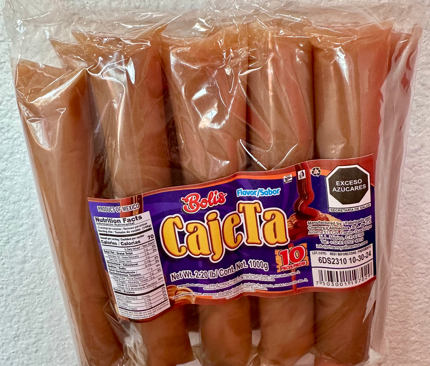 BOLIS SABOR CAJETA