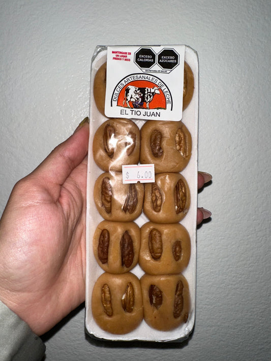 Charolita dulce de leche con nuez
