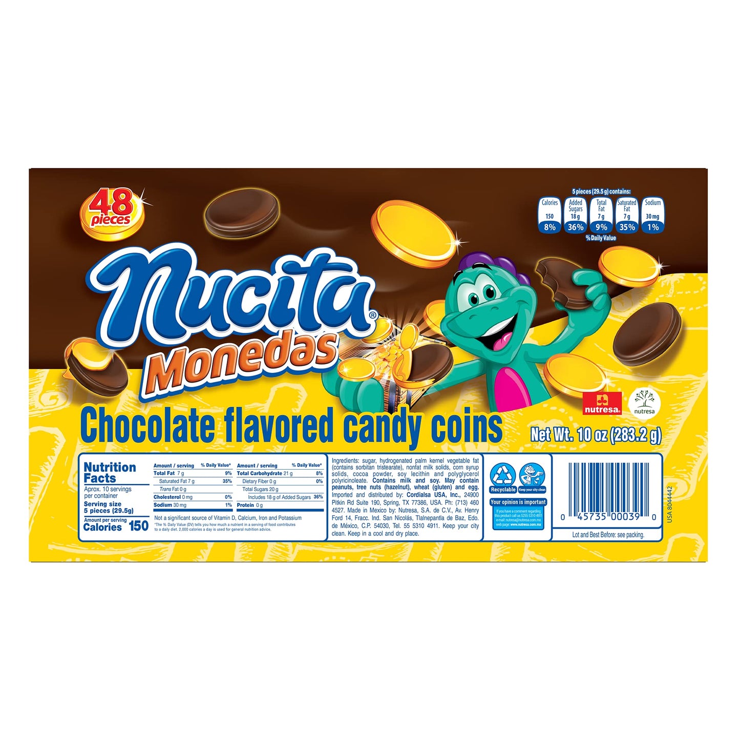 Nucita monedas estuche